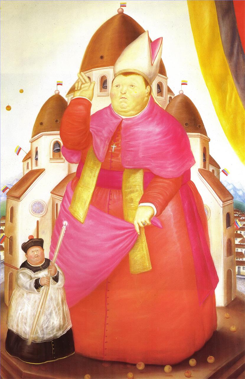 Cardinal Fernand Botero Peintures à l'huile